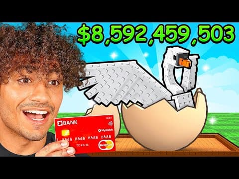Spending $8,981,472 For The GIANT SWAN In Grow A Garden..