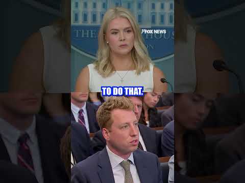 Leavitt rips NYT reporter over question about Trump’s phone call with Putin #shorts #usa #us #trump