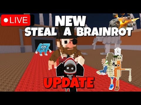 LIVE🔴: PLAYING STEAL A BRAINROT WITH VIEWERS #stealabrainrot #roblox #shorts #shortslive #fyp