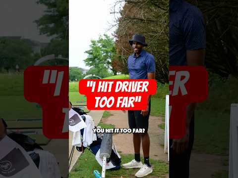 He hits driver TOO FAR for the whole range🤯. #golf #golfswing #divotdudes