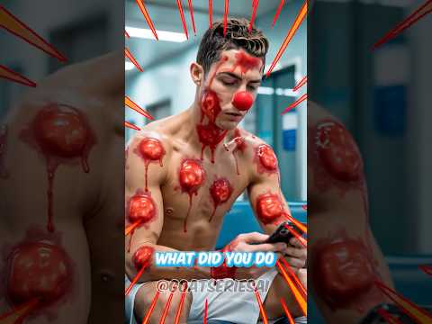 Cristiano Ronaldo Got Stung by a BEE! 😱 🐝 ⛔ #shorts #ronaldo #messi