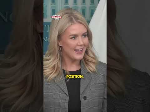 Reporter questions Karoline Leavitt on layoffs during shutdown