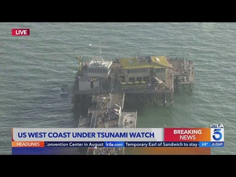 California coast under tsunami watch after Russia earthquake