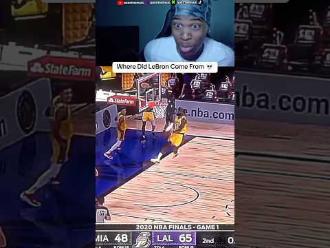 Doing this in the finals is crazy 😂🔥 #reaction #basketball #nba #lebronjames #aura #dunk
