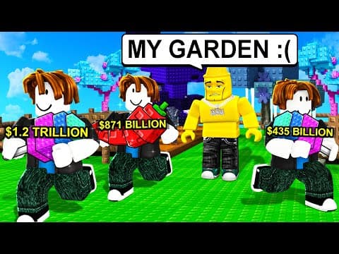 I Hired HATERS To Steal My Friend’s RAREST FRUITS! (Grow a Garden)