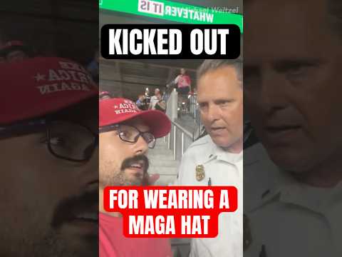 Kicked Out Of Soccer STADIUM Over MAGA Hat??