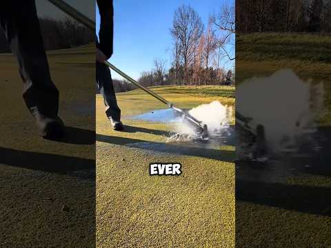Maintaining the golf course #sciencefacts #science