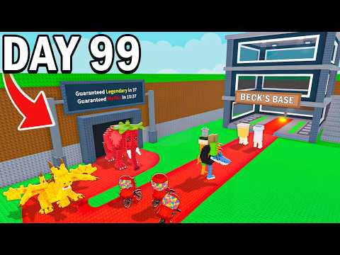 I Spent 100 DAYS In Steal a Brainrot!