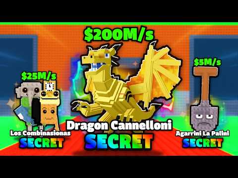 I Fused EVERY NEW SECRET BRAINROT in Steal A Brainrot!