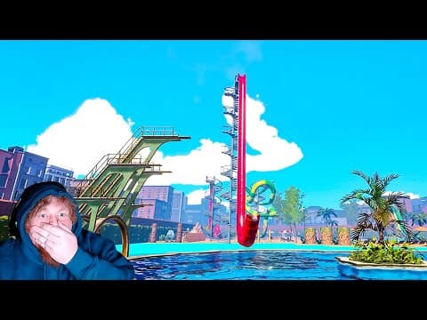 This Slide Isn’t Legal… (Waterpark Sim Episode 23)