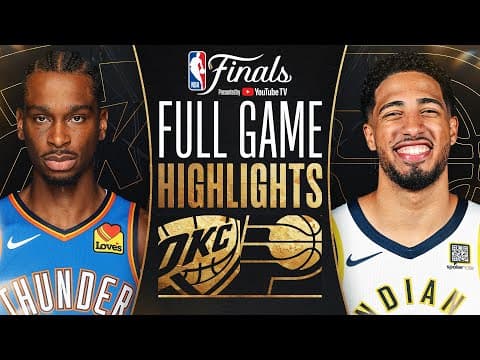 #1 THUNDER at #4 PACERS | NBA FINALS GAME 4 HIGHLIGHTS | June 13, 2025