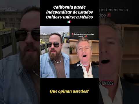 California podría independizar de Estados Unidos 🇺🇸 y unirse a México 🇲🇽#travel #eeuu #viral