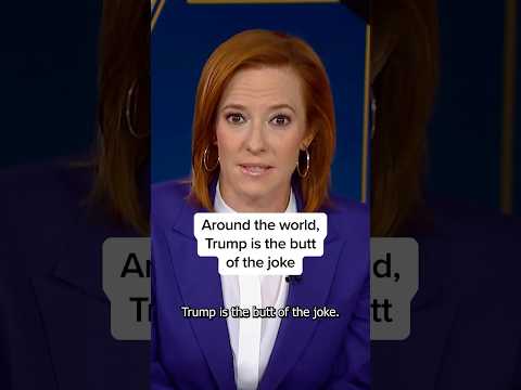 Around the world, Trump is the butt of the joke